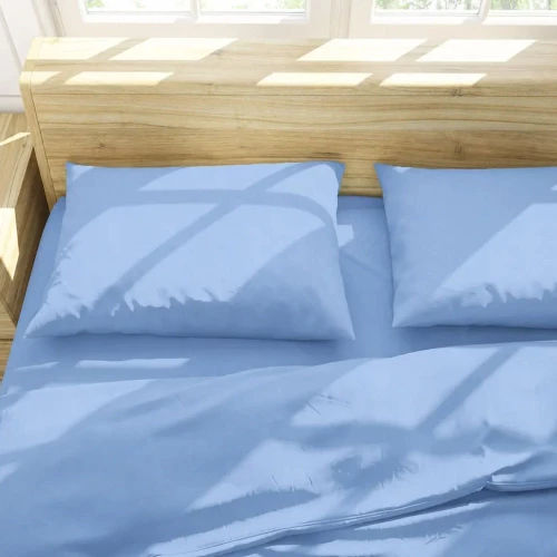Σεντόνι Basic Raf Viopros Μονό 160x260cm Βαμβάκι-Πολυέστερ