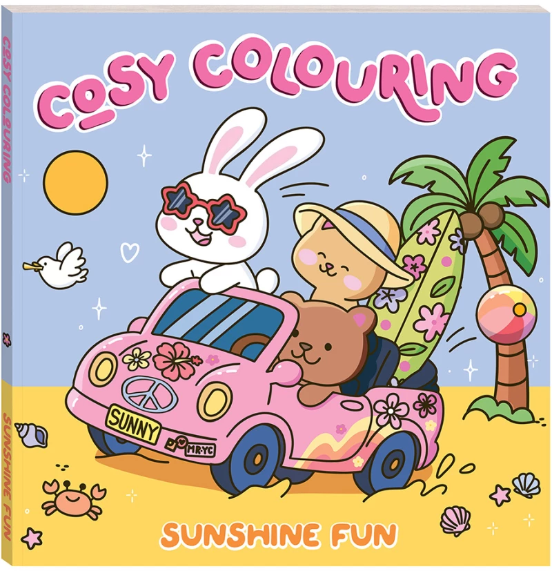 ART MAKER COSY COLOURING ΒΙΒΛΙΟ ΖΩΓΡΑΦΙΚΗΣ SUNSHINE FUN (#KAL-42)