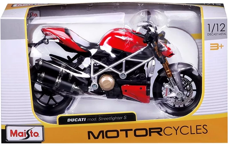MAISTO 1:12 MOTORCYCLES - DUCATI SUPER NAKED S RED (#48/31101(11024))