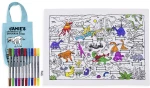 Σούπλα | Placemat 'Eat Sleep Doodle' | Dinosaur | DINPTG