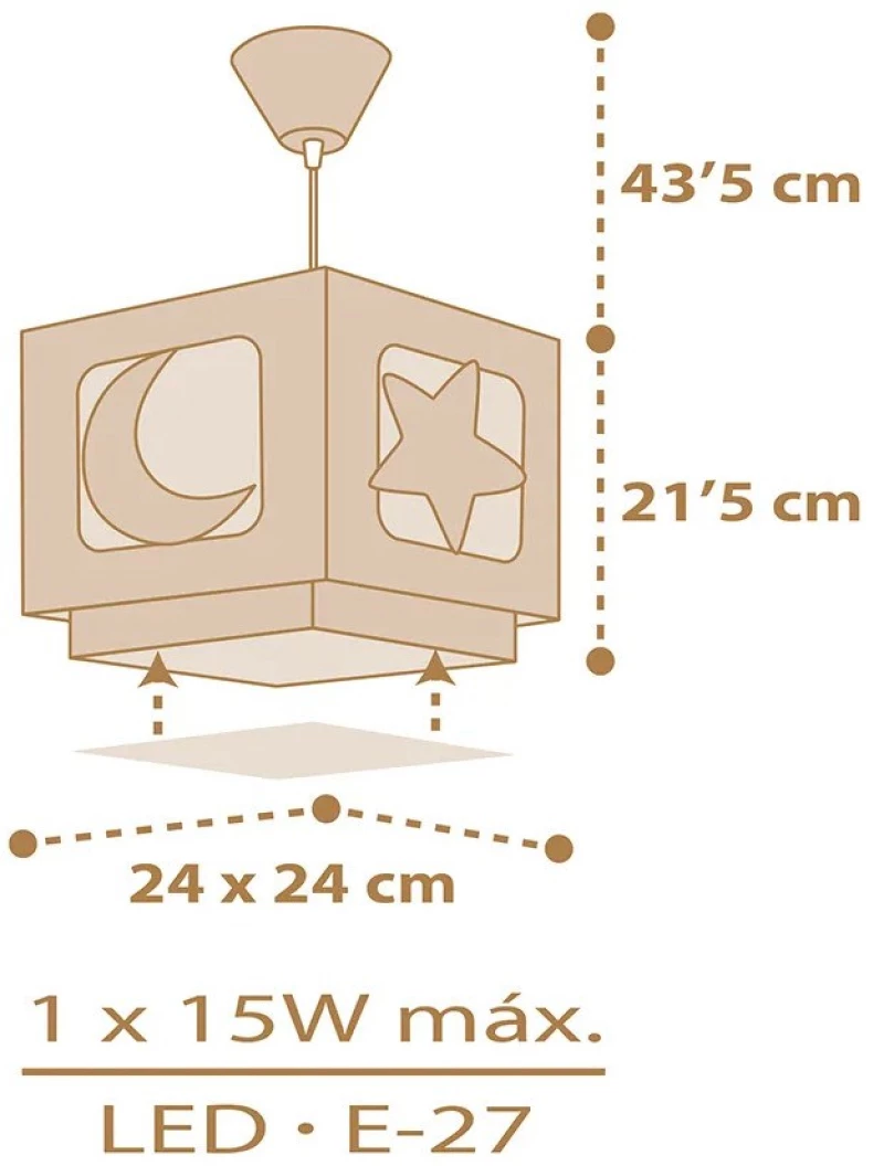 MoonLight Beige παιδικό φωτιστικό (63232B)