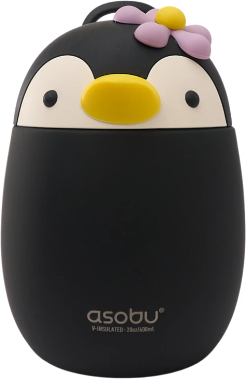 ASOBU Δοχείο Φαγητού Ανοξείδωτο Bestie - Penguin 600 ml