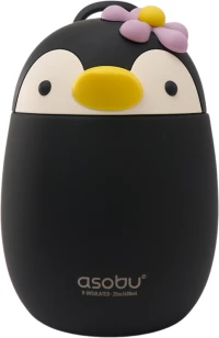 ASOBU Δοχείο Φαγητού Ανοξείδωτο Bestie - Penguin 600 ml