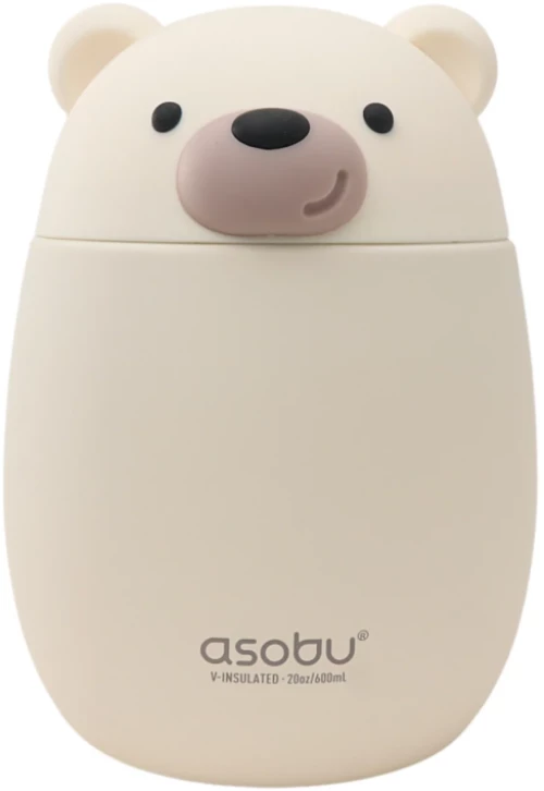 ASOBU Δοχείο Φαγητού Ανοξείδωτο Bestie - Bear 600 ml