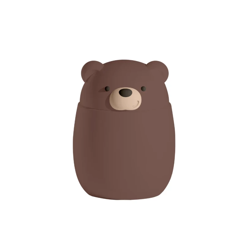 ASOBU Δοχείο Φαγητού Ανοξείδωτο Bestie - Brown Bear 600 ml