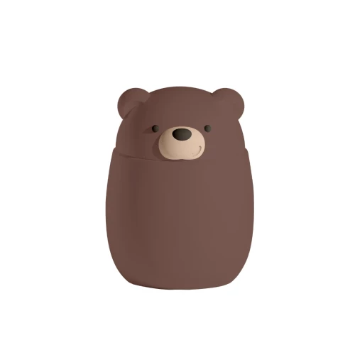 ASOBU Δοχείο Φαγητού Ανοξείδωτο Bestie - Brown Bear 600 ml