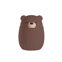 ASOBU Δοχείο Φαγητού Ανοξείδωτο Bestie - Brown Bear 600 ml