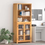 vidaXL Σετ Αποθηκευτικών Επίπλων με αποθήκευση Καφέ Επεξεργασμένο ξύλο