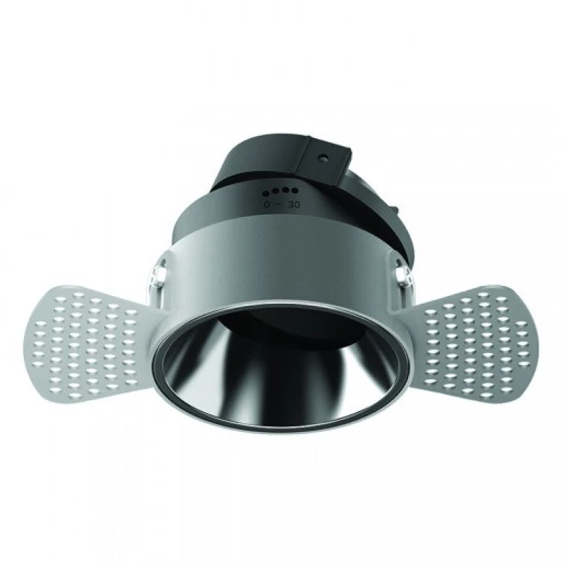 Downlight Οροφής Trimless GU10 10W IP20 Ασπρόμαυρο S127 Zambelis-S127-Μαύρο-Λευκό S127