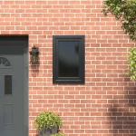 vidaXL Παράθυρο Κάτω Στρώματος RISOR 60 x 80 cm PVC και Γυαλί Ανθρακί