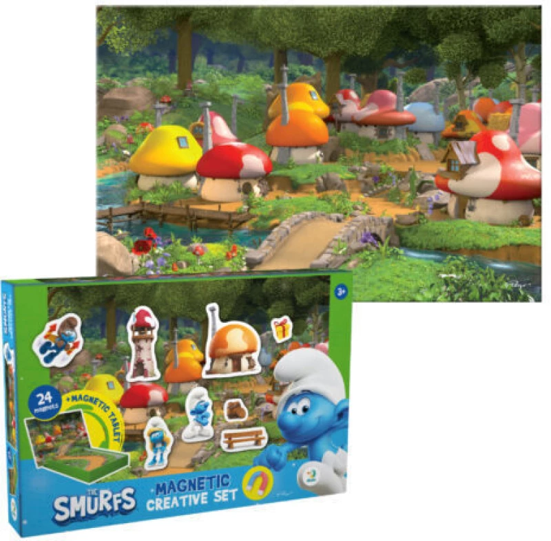 MAGNETIC GAME WITH A TABLET THE SMURFS -ΜΑΓΝΗΤΙΚΟ ΠΑΙΧΝΙΔΙ ΣΤΡΟΥΜΦΑΚΙΑ 200627- 200627