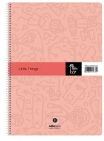 Salko Τετράδιο Σπιράλ Little Things Β5 4 Θέματα 120φ. 80gr 4 Σχέδια