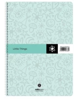 Salko Τετράδιο Σπιράλ Little Things Β5 4 Θέματα 120φ. 80gr 4 Σχέδια