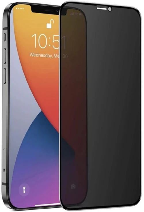 Tempered Glass Noozy Privacy 30 Μοίρες Protection Full Face 3D για Apple iPhone 13 13 Pro 14 16e 17e