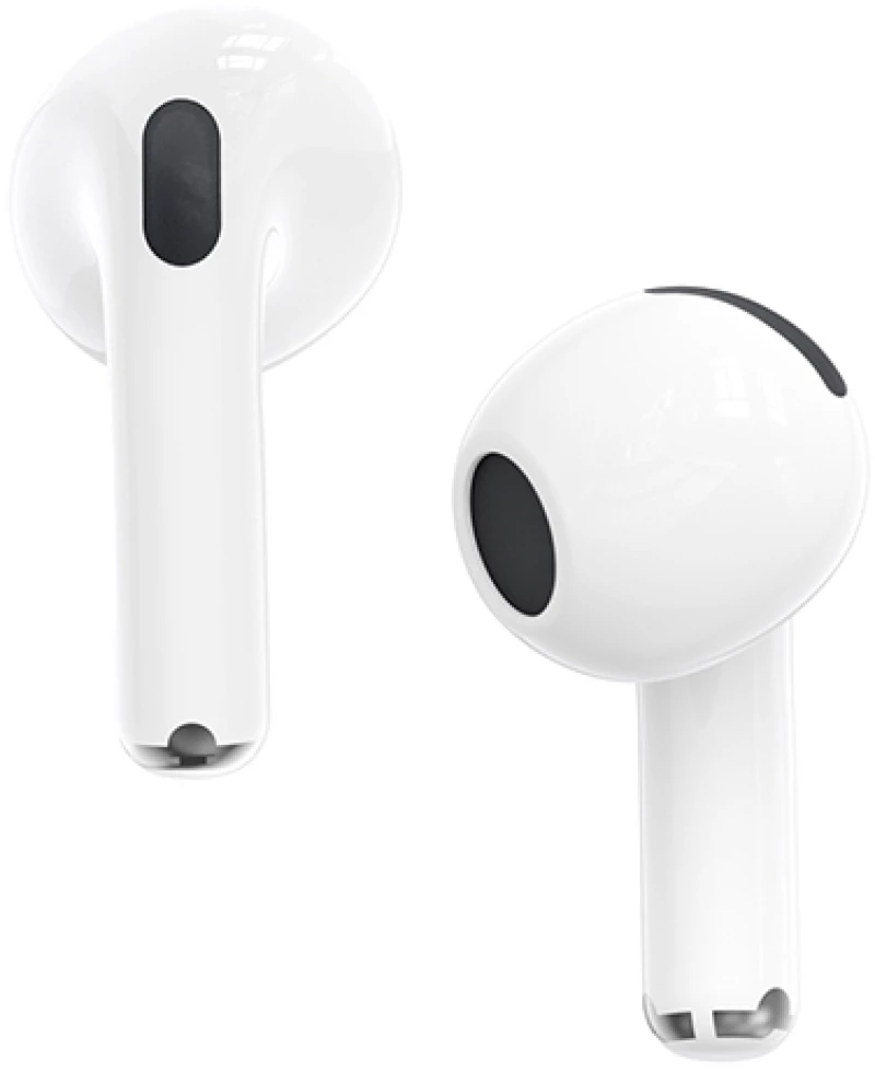 XO Q6 WHITE COLOR Bluetooth ακουστικά 6ης γενιάς με θήκη φόρτισης, σε λευκό χρώμα