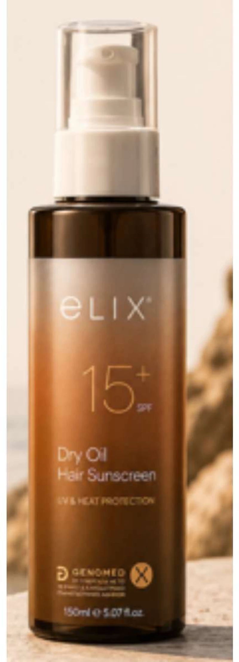 Elix Dry Oil Hair Sunscreen 15+ Αντηλιακό Λάδι 150ml