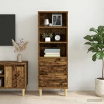 vidaXL Highboard Παλαιωμένο ξύλο 40 x 36 x 110 εκ. Επεξεργασμένο Ξύλο