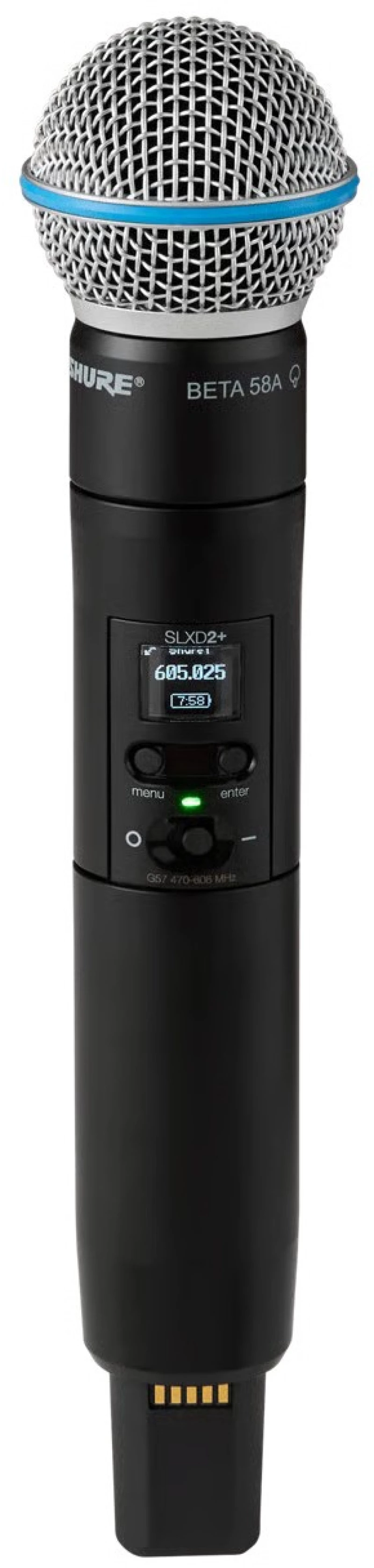 Shure SLXD24+/B58 - Ψηφιακό ασύρματο σετ μικροφώνου χειρός με κάψα Beta 58A