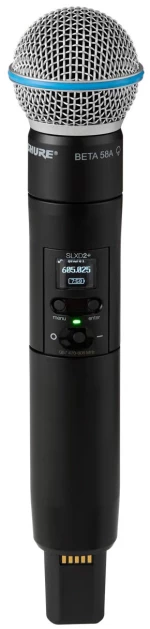 Shure SLXD24+/B58 - Ψηφιακό ασύρματο σετ μικροφώνου χειρός με κάψα Beta 58A