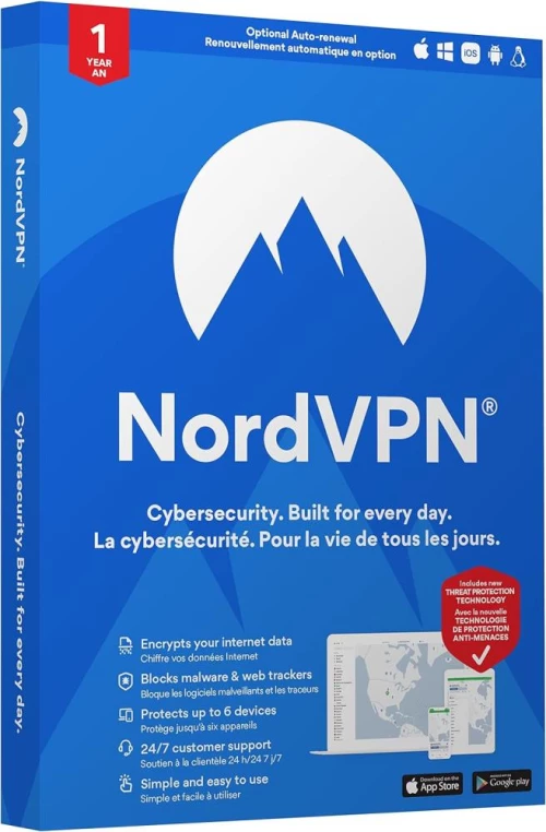 NordVPN Standard VPN + Cybersecurity (10 Συσκευές - 2 Έτη) - Ηλεκτρονική Άδεια - άμεση παράδοση σε mail την ίδια ημέρα
