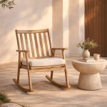 GARDEN ΠΟΛΥΘΡΟΝΑ ΜΕ ΜΠΡΑΤΣΟ ΜΑΞΙΛΑΡΙ ΦΥΣΙΚΟ 76x64x84cm