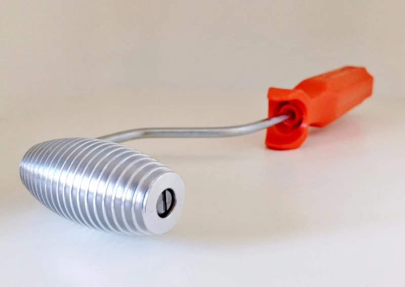 GRP Tools Μεταλλικό Ρολό BAR 5025 Βαρελάκι με Κάθετες Γραμμές για Ρητίνες