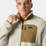 Helly Hansen Panorama Pile Block Pelican Ανδρική Fleece Ζακέτα