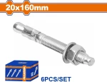 Wadfow WDQ2568 Βισματα Μεταλλικα Γαλβ Express 20 Χ 160 6τεμ