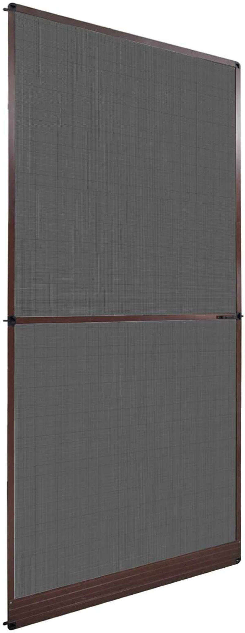 Ανοιγόμενη Οθόνη Εντόμων Καφέ και Μαύρο 120 x 240 cm |42047050