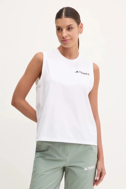 Adidas Terrex Αθλητικό Τοπ Λευκό
