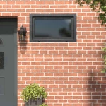 Παράθυρο Κάτω Στρώματος RISOR Ανθρακί 100 x 70 cm PVC και Γυαλί |42047335