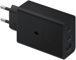 Green Lyca Φορτιστής Τοίχου με 2x Type-C και USB-A PD 65W - Μαύρο
