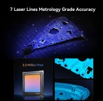 Creality CR-Scan Raptor 3D Scanner (5-2000mm object, 0,02mm scan accurancy, 60fps speed)
