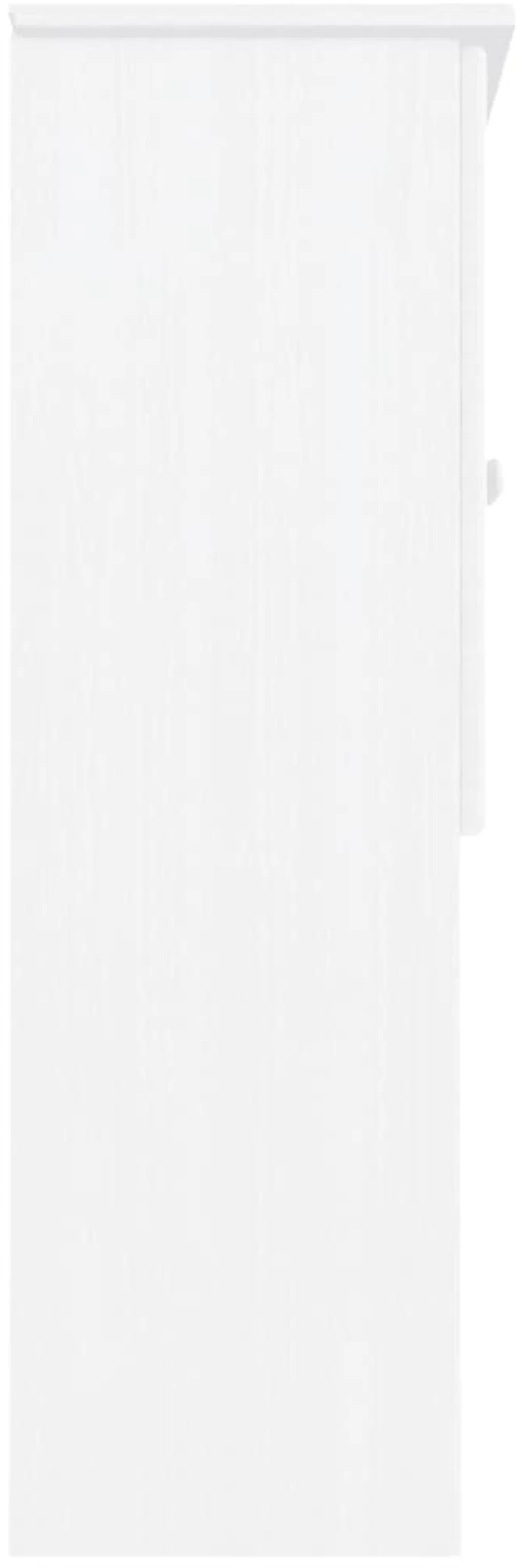 vidaXL Πάνω Ντουλάπι-Βιτρίνα ALTA Λευκό 77x30x92 εκ. Μασίφ Ξύλο Πεύκου