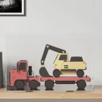 vidaXL Κουτί Βιτρίνας Διαφανές Ακρυλικό 56x36x37 εκ.