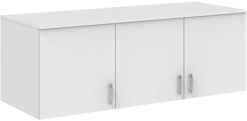Πατάρι ντουλάπας Royal pakoworld τρίφυλλο λευκό 150x58x53εκ