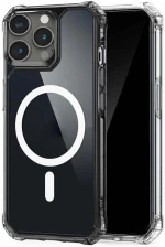 Σκληρή Θήκη GREEN ON Armor με MagSafe για iPhone 12 / 12 Pro - Διάφανο