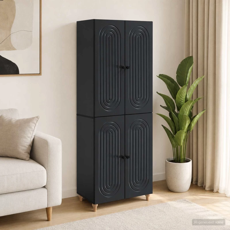 Σέτ Ντουλαπιών 2 pcs 66 x 34,5 x 90 εκ Επεξεργασμένο Ξύλο |3416440