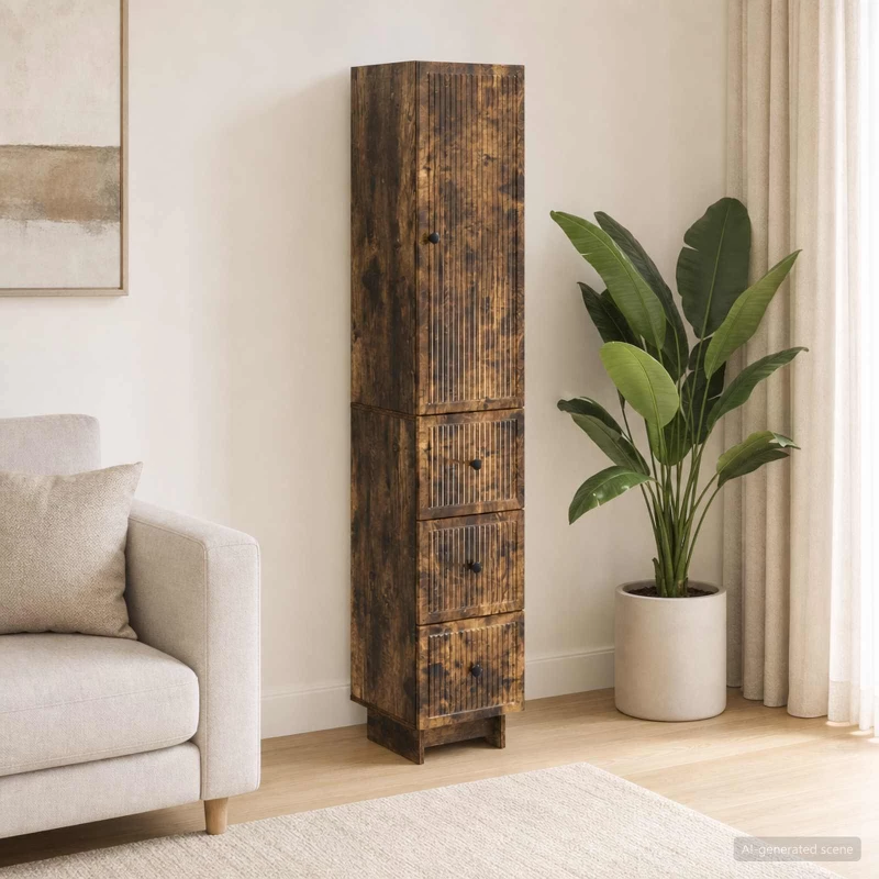 Σέτ Ντουλαπιών 2 pcs 33 x 34,5 x 90 εκ Επεξεργασμένο Ξύλο |3416390