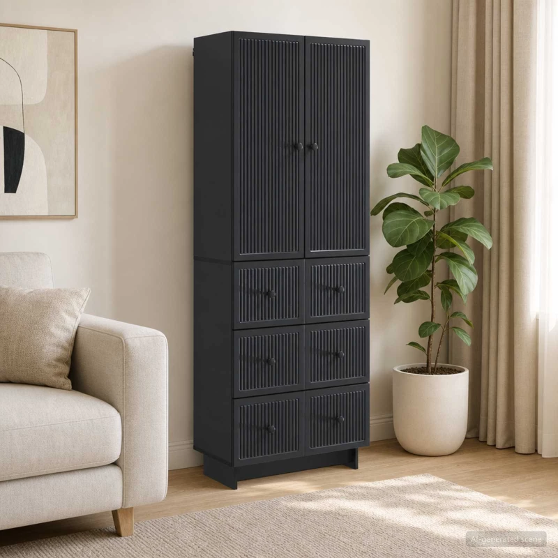 Σέτ Ντουλαπιών 2 pcs 66 x 34,5 x 90 εκ Επεξεργασμένο Ξύλο |3416377
