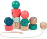 Bs Toys – Ξύλινο Παιχνίδι Λεπτής Κινητικότητας με Χάντρες