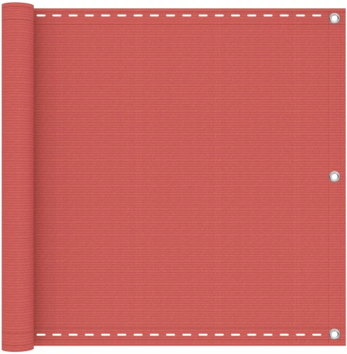 Οθόνη Μπαλκονιού Τερακότα 120 x 1000 cm HDPE και Αλουμίνιο |4002967