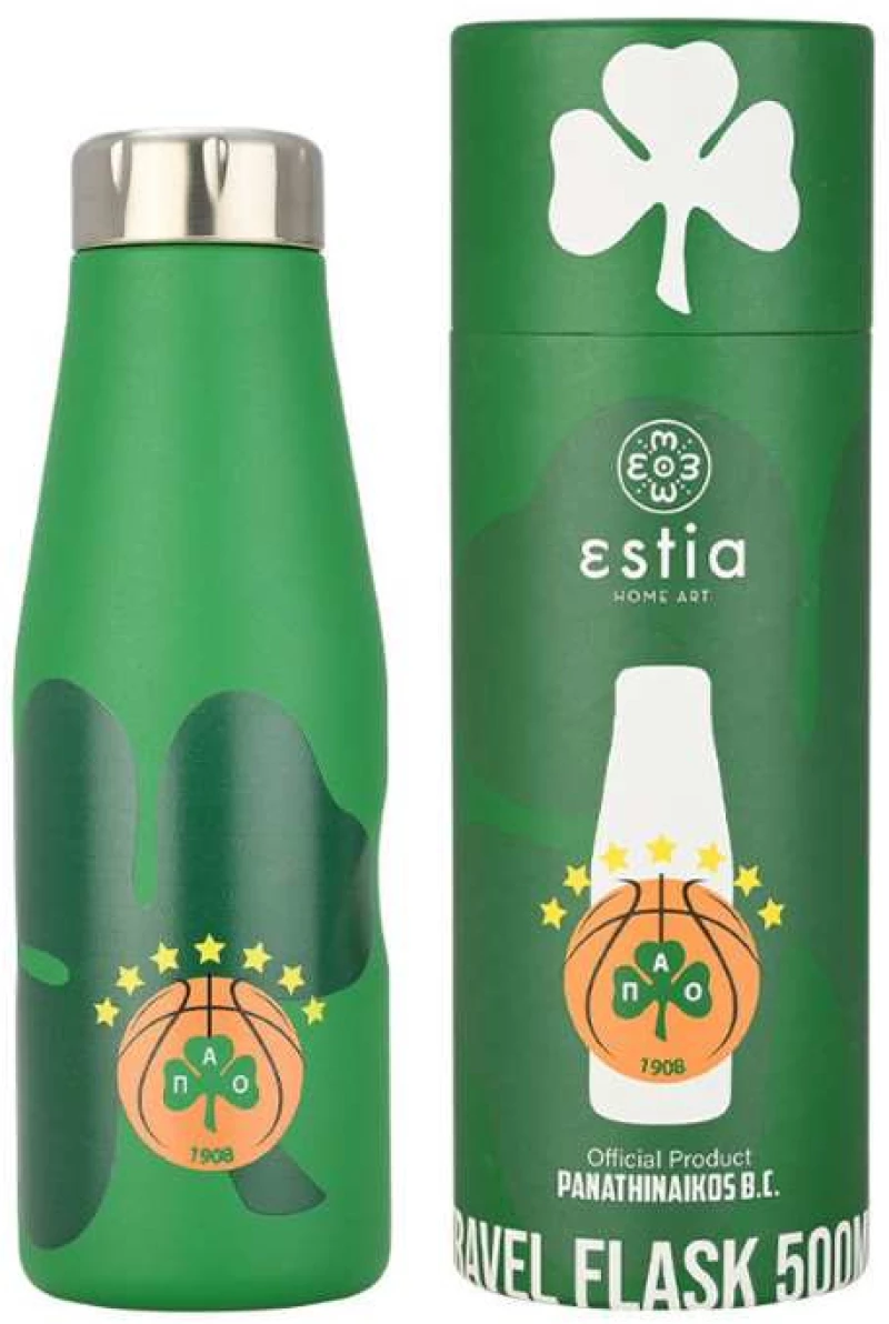 ΘΕΡΜΟΣ TRAVEL FLASK PANATHINAIKOS  500ml