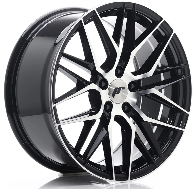 JR Wheels JR28 18x8,5 ET40 5x114,3 Gloss Black Machined Face
