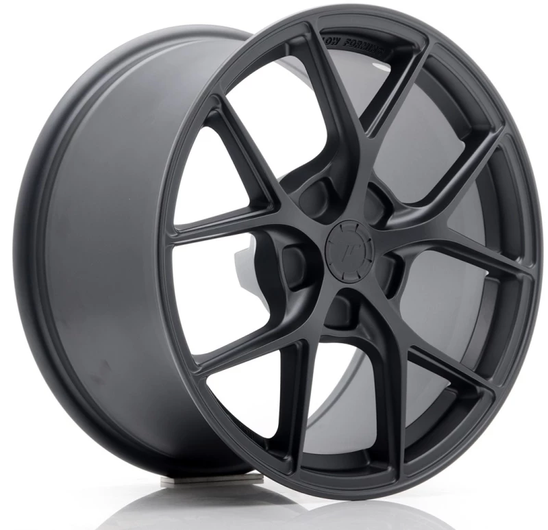 JR Wheels SL01 17x9 ET20-50 5H BLANK Matt Gun Metal