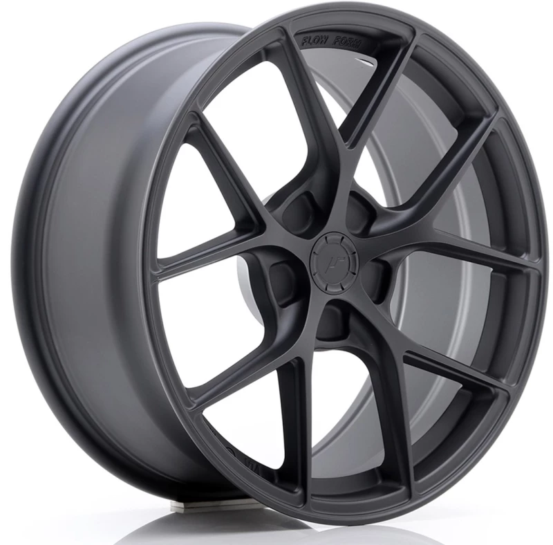 JR Wheels SL01 18x8 ET20-40 5H BLANK Matt Gun Metal