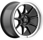 Konig Countergram 15x8 4x100 ET25 Matte Black Matte Machined Lip