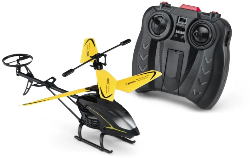 The Source - RC Gyro Flyer Black Τηλεκατευθυνόμενο ελικόπτερο μικρού μεγέθους με έλεγχο 3 καναλιών