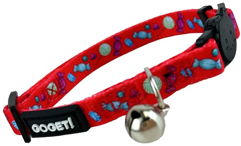 Περιλαίμιο Γάτας Go Get Cat Collar "Caramels & Lollipops" 1x20-35cm