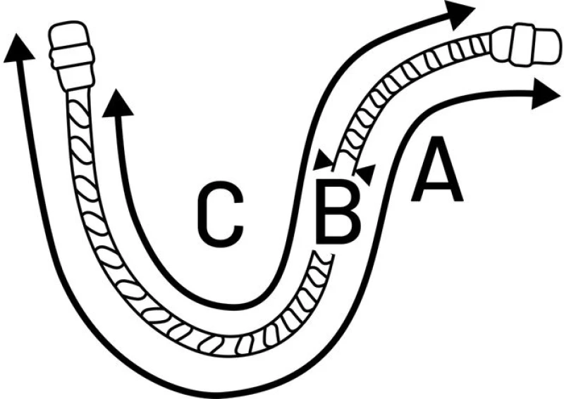 Flamingo Perch Rope Flexible Σχοινί Αναρήχησης L
